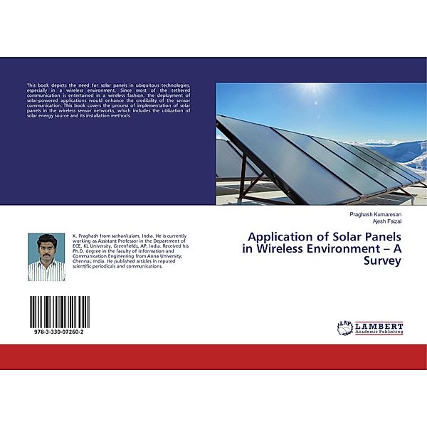 Application of Solar Panels in Wireless Environment - A Survey, Praghash Kumaresan, Ajesh Faizal