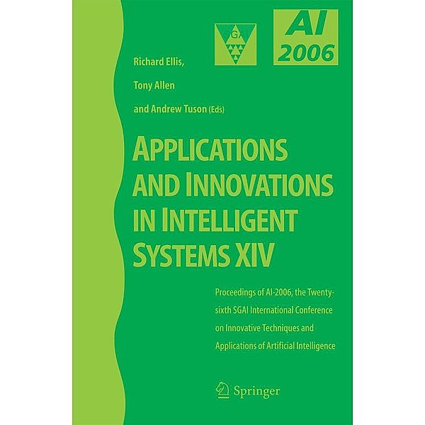 Applications and Innovations in Intelligent Systems XIV