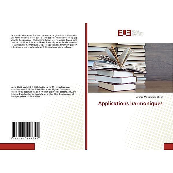 Applications harmoniques, Ahmed Mohammed Cherif
