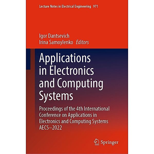 Applications in Electronics and Computing Systems / Lecture Notes in Electrical Engineering Bd.971