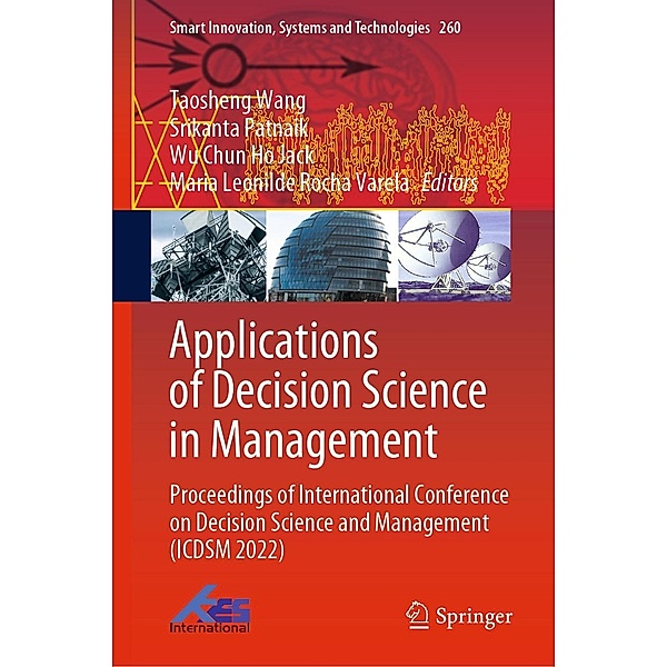 Applications of Decision Science in Management / Smart Innovation, Systems and Technologies Bd.260