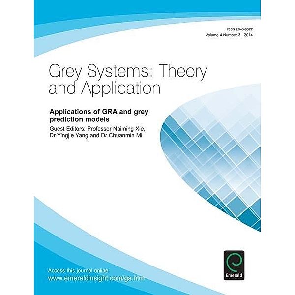 Applications of GRA and grey prediction models