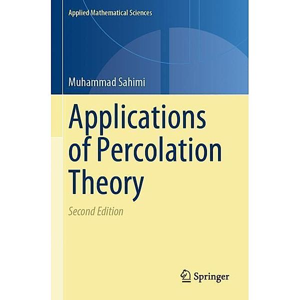 Applications of Percolation Theory, Muhammad Sahimi