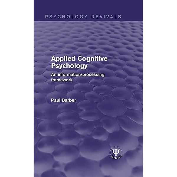 Applied Cognitive Psychology, Paul Barber