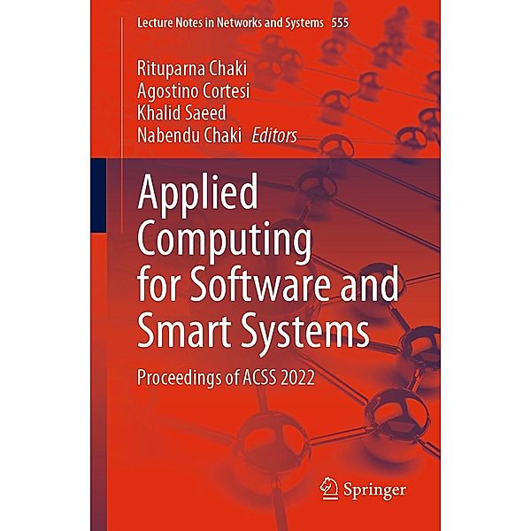 Applied Computing for Software and Smart Systems / Lecture Notes in Networks and Systems Bd.555