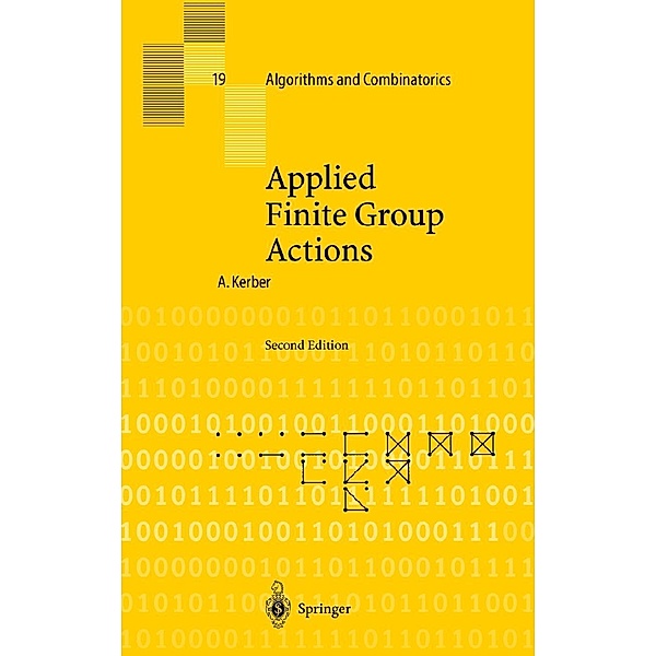 Applied Finite Group Actions, Adalbert Kerber