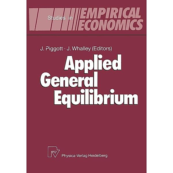 Applied General Equilibrium / Studies in Empirical Economics