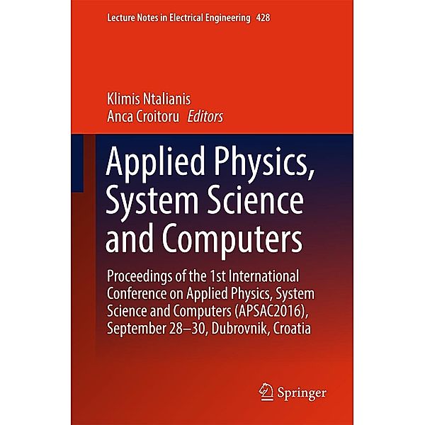 Applied Physics, System Science and Computers / Lecture Notes in Electrical Engineering Bd.428