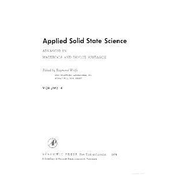 Applied Solid State Science