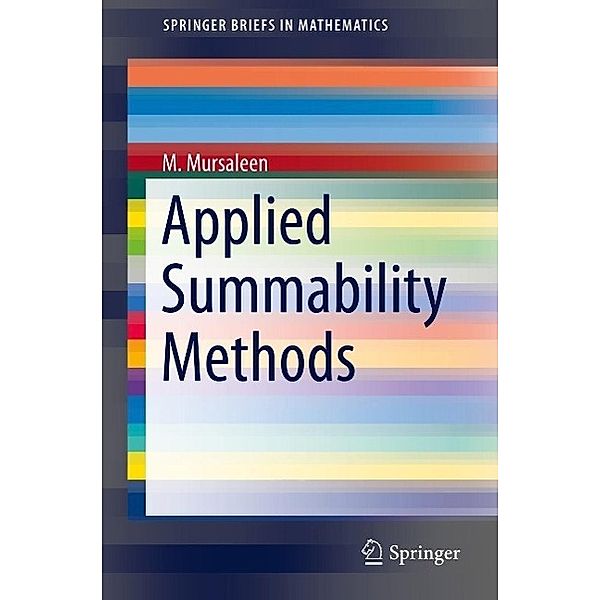 Applied Summability Methods / SpringerBriefs in Mathematics, M. Mursaleen