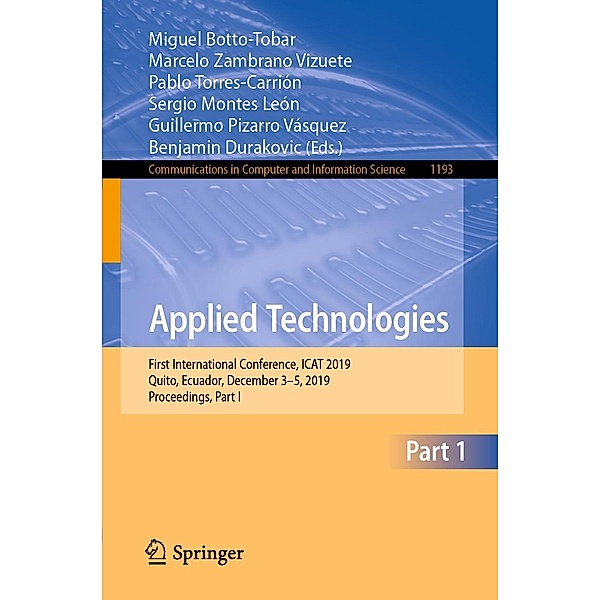 Applied Technologies / Communications in Computer and Information Science Bd.1193