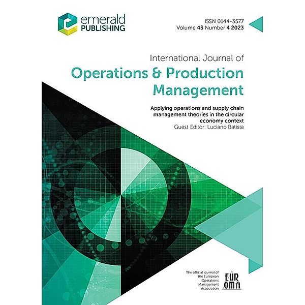 Applying operations and supply chain management theories in the circular economy context