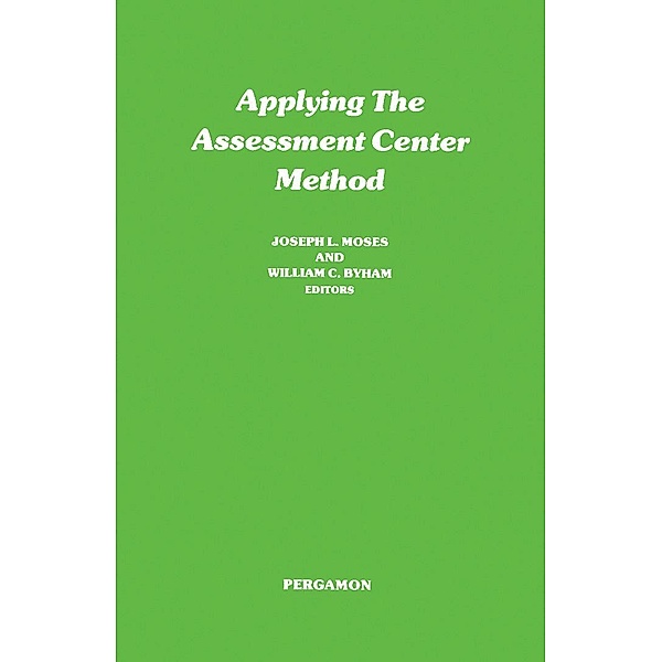 Applying the Assessment Center Method