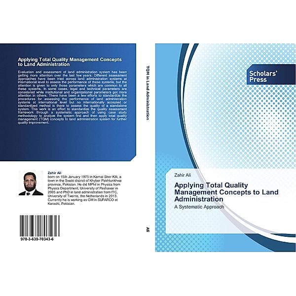 Applying Total Quality Management Concepts to Land Administration, Zahir Ali