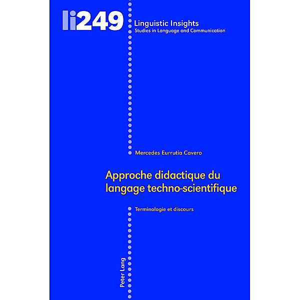 Approche didactique du langage techno-scientifique, Mercedes Eurrutia Cavero