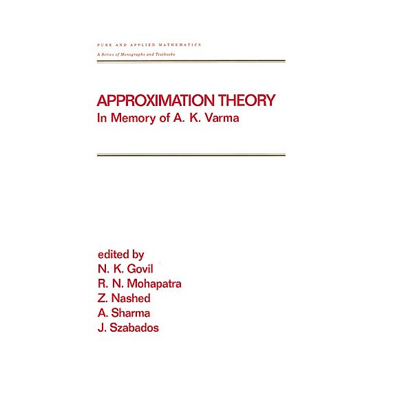 Approximation Theory