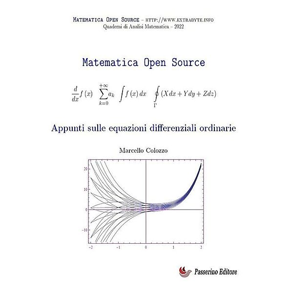 Appunti sulle equazioni differenziali ordinarie, Marcello Colozzo