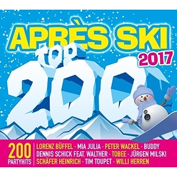 Apres Ski Top 200 2017, Diverse Interpreten