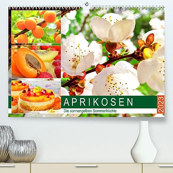 Aprikosen. Die sonnengelben Sommerfrüchte (Premium, hochwertiger DIN A2 Wandkalender 2023, Kunstdruck in Hochglanz), Rose Hurley