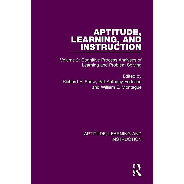 Aptitude, Learning, and Instruction