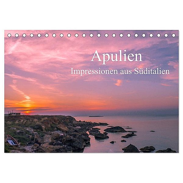 Apulien - Impressionen aus Süditalien (Tischkalender 2025 DIN A5 quer), CALVENDO Monatskalender, Calvendo, Michael Fahrenbach