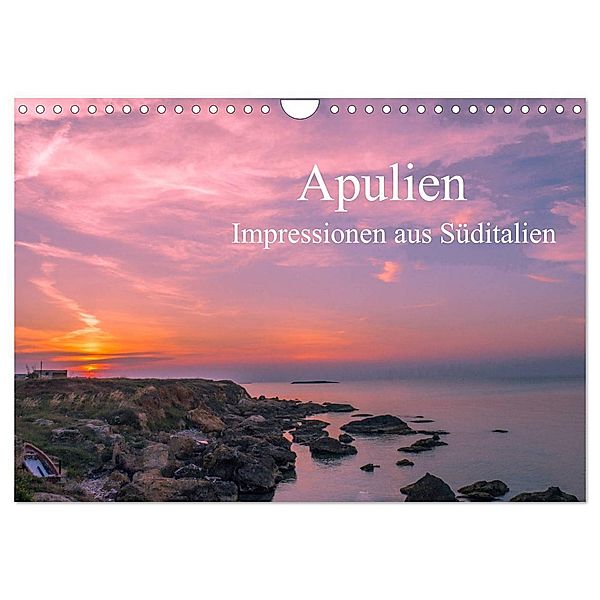 Apulien - Impressionen aus Süditalien (Wandkalender 2024 DIN A4 quer), CALVENDO Monatskalender, Michael Fahrenbach