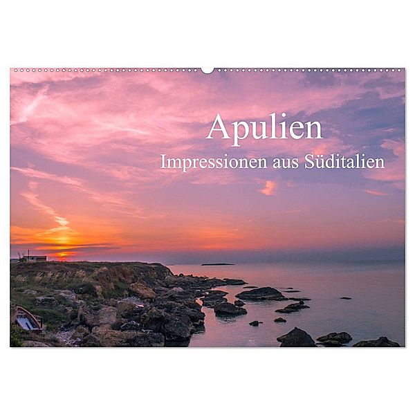 Apulien - Impressionen aus Süditalien (Wandkalender 2025 DIN A2 quer), CALVENDO Monatskalender, Calvendo, Michael Fahrenbach