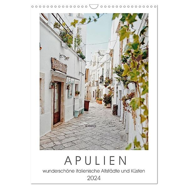 Apulien (Wandkalender 2024 DIN A3 hoch), CALVENDO Monatskalender, Franziska Petersen