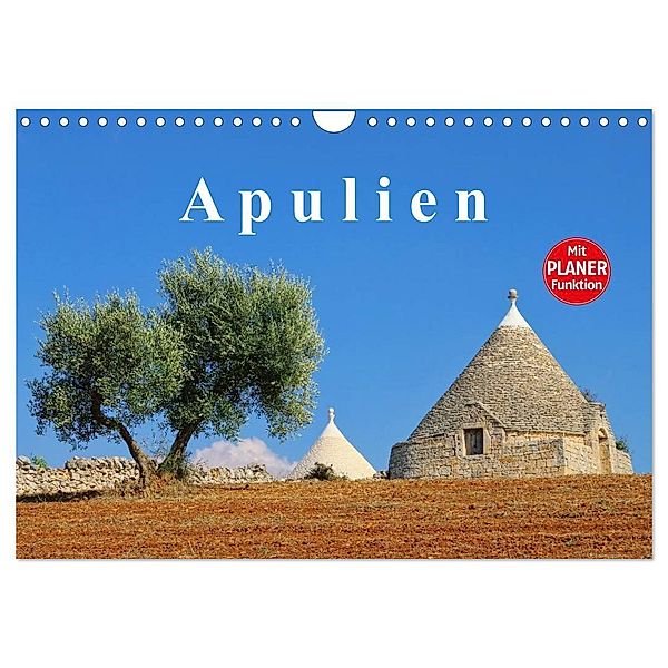 Apulien (Wandkalender 2024 DIN A4 quer), CALVENDO Monatskalender, LianeM