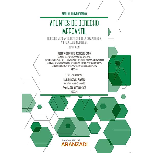 Apuntes de Derecho Mercantil / Manuales, Alberto Bercovitz Rodríguez-Cano