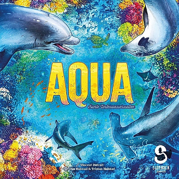 Asmodee, Sidekick Games Aqua: Bunte Unterwasserwelten, Dan Halstad, Tristan Halstad