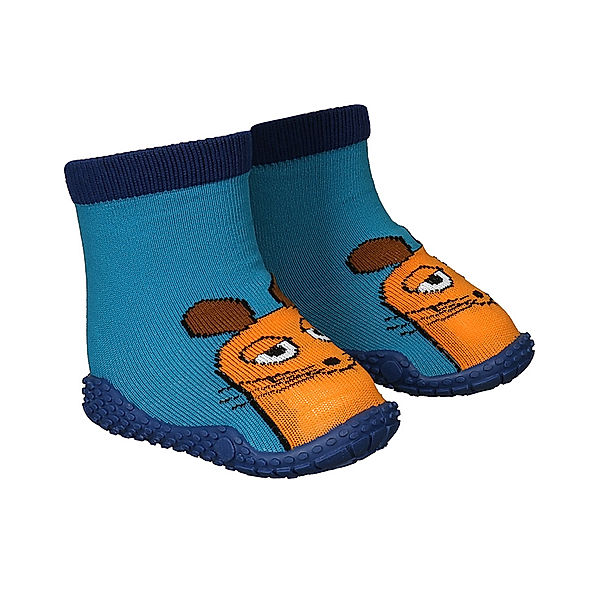 Playshoes Aqua-Socke DIE MAUS in blau