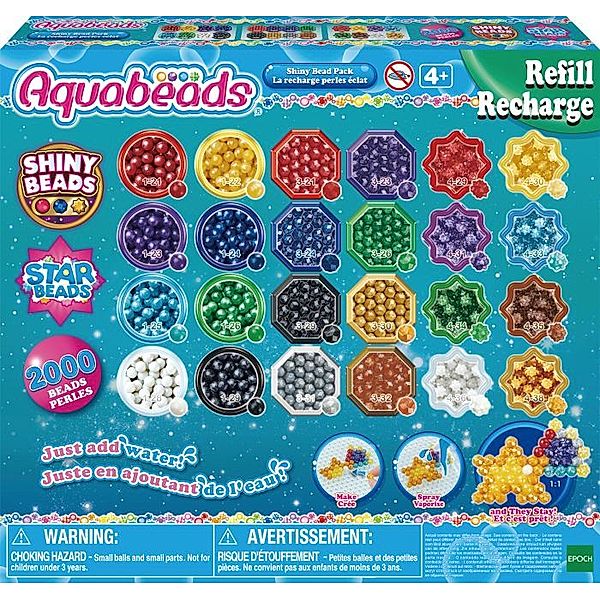 Aquabeads 31995 Perlmuttperlen Nachfüllpack