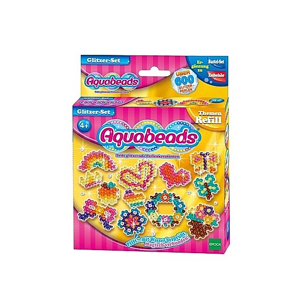 Aquabeads Glitzer - Set 600 Perlen