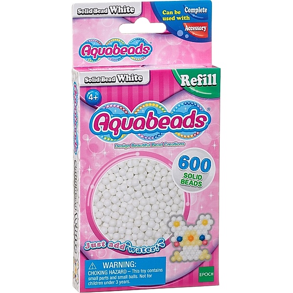 Aquabeads Refill Perlen weiß 600 Stück