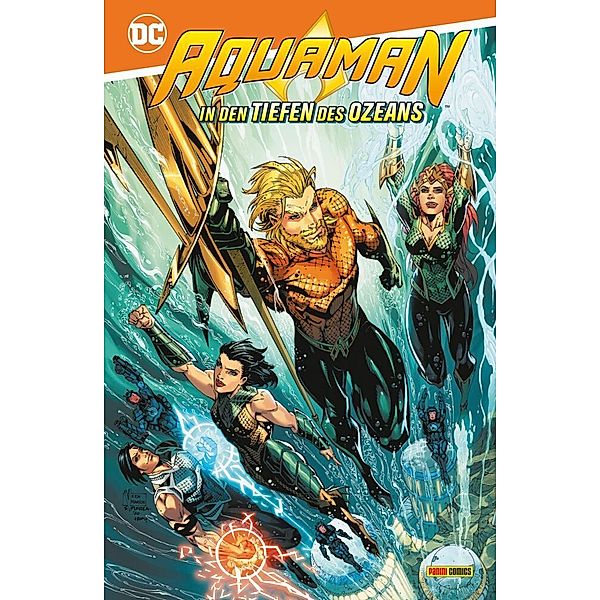 Aquaman: In den Tiefen des Ozeans, Steve Orlando, Marv Wolfman, Tom Taylor, Aaron Lopresti, V Ken Marion, Pop Mhan, Michael Grey, Dave Wielgosz, Daniel Sampere, Jose Luis, Cecil Castellucci, Isaac Goodhart, Andrea Shea