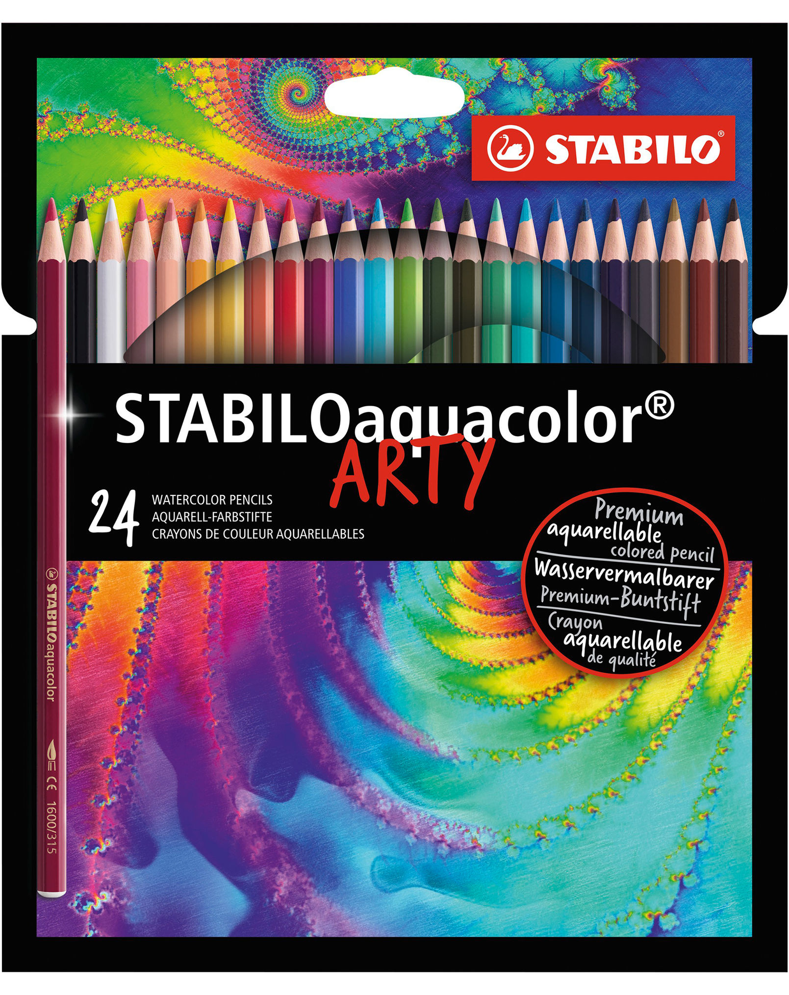 Aquarell-Buntstift STABILO® aquacolor ARTY 24er-Pack | Weltbild.de
