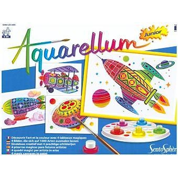Aquarell-Malerei - Aquarellum Junior Flugobjekte