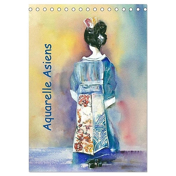 Aquarelle Asiens (Tischkalender 2024 DIN A5 hoch), CALVENDO Monatskalender, Jitka Krause
