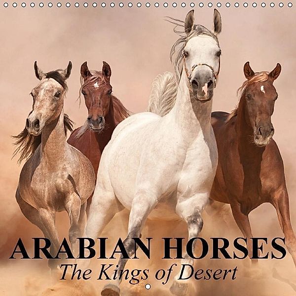 Arabian Horses - The Kings of Desert (Wall Calendar 2018 300 × 300 mm Square), Elisabeth Stanzer