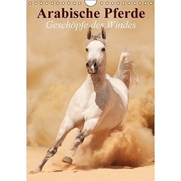 Arabische Pferde - Geschöpfe des Windes (Wandkalender 2017 DIN A4 hoch), Elisabeth Stanzer