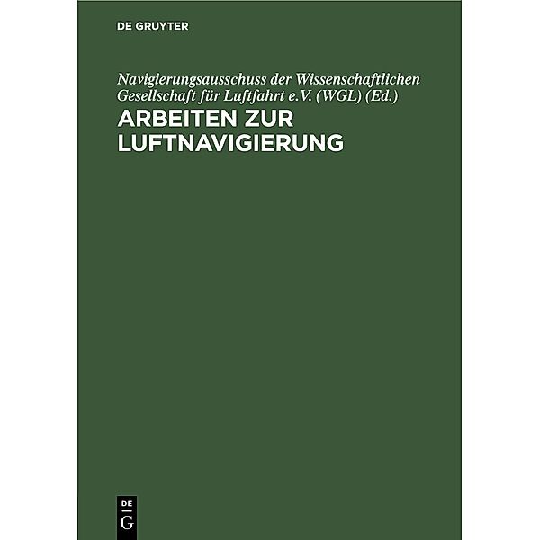 Arbeiten zur Luftnavigierung / Jahrbuch des Dokumentationsarchivs des österreichischen Widerstandes