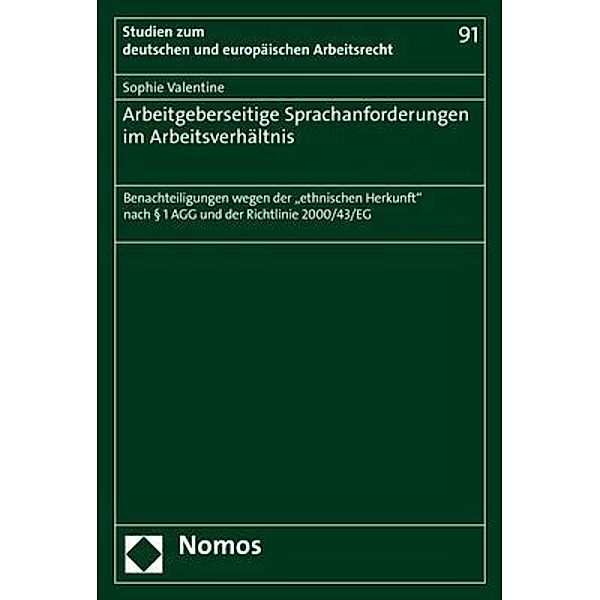 Arbeitgeberseitige Sprachanforderungen im Arbeitsverhältnis, Sophie Valentine