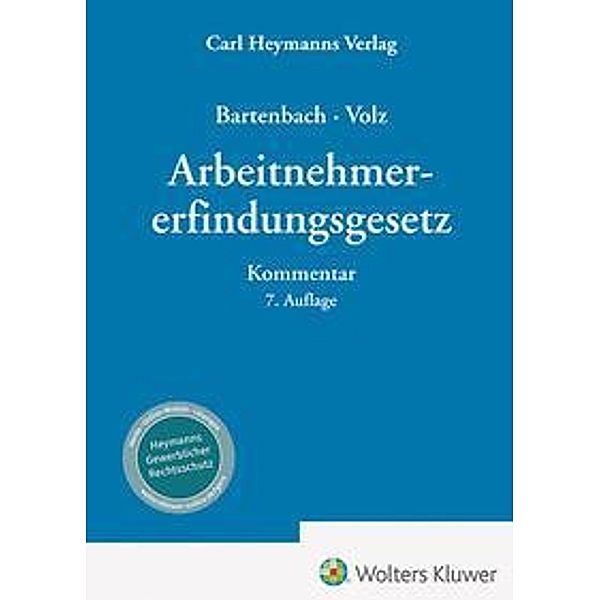 Arbeitnehmererfindungsgesetz, Kurt Bartenbach, Franz-Eugen Volz