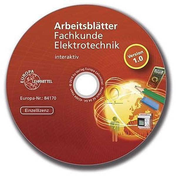 Arbeitsblätter Fachkunde Elektrotechnik - interaktiv, CD-ROM, Jürgen Manderla
