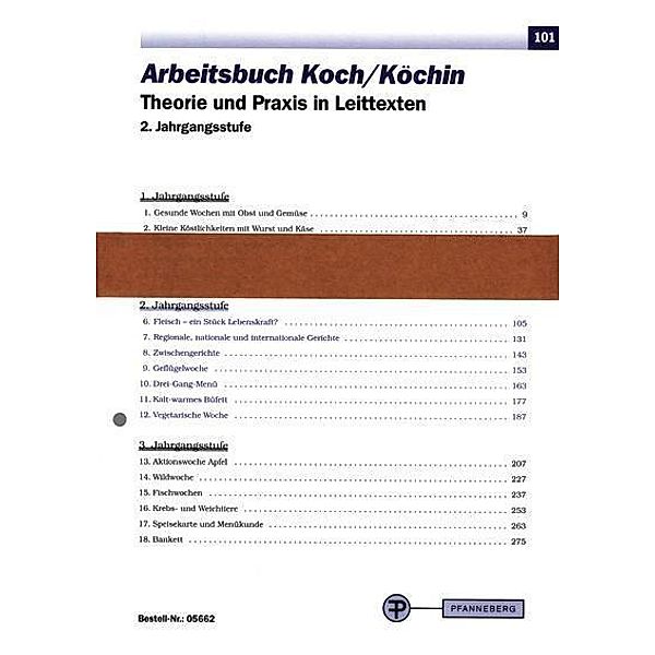 Arbeitsbuch Koch/Köchin, 2. Jahrgangsstufe, Gerd Doser, Uwe Girke