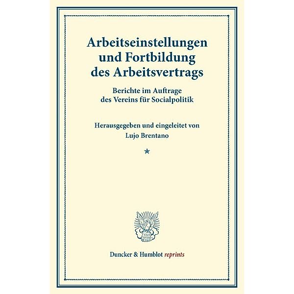 Arbeitseinstellungen und Fortbildung des Arbeitsvertrags.