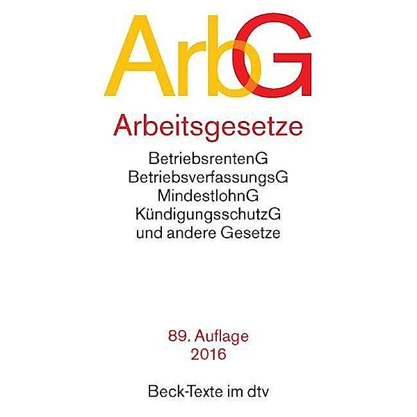 Arbeitsgesetze (ArbG)