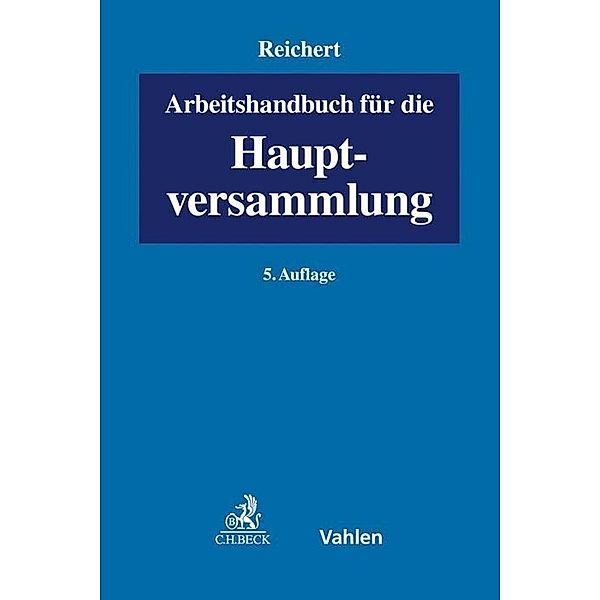 Arbeitshandbuch für die Hauptversammlung