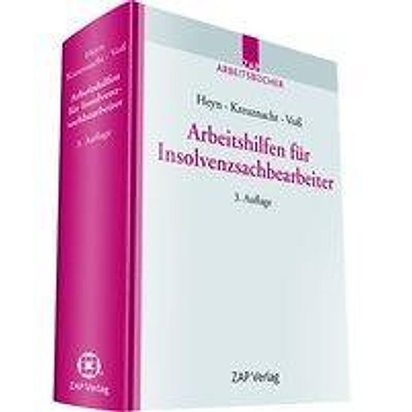 Arbeitshilfen für Insolvenzsachbearbeiter, m. CD-ROM, Michaela Heyn, Frank Kreuznacht, Thore Voß